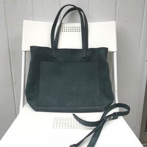 Madewell Medium Tote Midnight Spruce